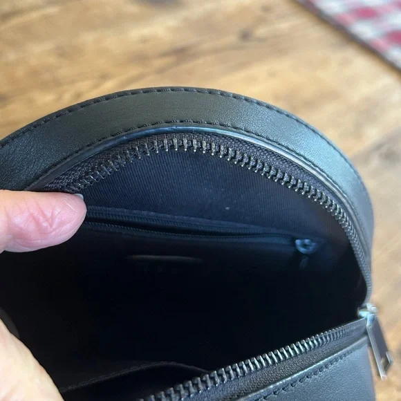 Black Round Mickey Mouse Crossbody Bag by Fossil - Picture 3 of 4